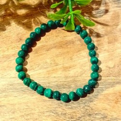 Bracelet Malachite 6 mm
